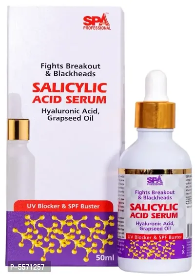 Spaworld Professional 2% Salicylic Acid Serum for Blackheads, Acne  Open Pores | Reduces Excess Oil  Bumpy Texture -100% Visible results- 50 ml