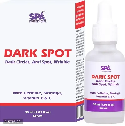 Spaworld Professional Dark Spot Serum-for Targeted Dark Circles Remover, Fade Hyperpigmentation, Blackhead Remover, Age Spots, Sun Spot And Acne Spot-30ml-thumb0