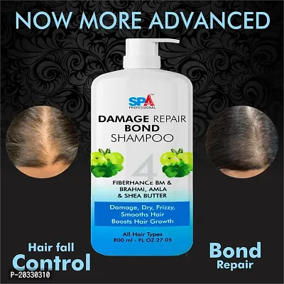 SPA Professionals Damage Repair Hair Bond Shampoo For Damaged, Dry  Frizzy Hair, Hair Growth-thumb5
