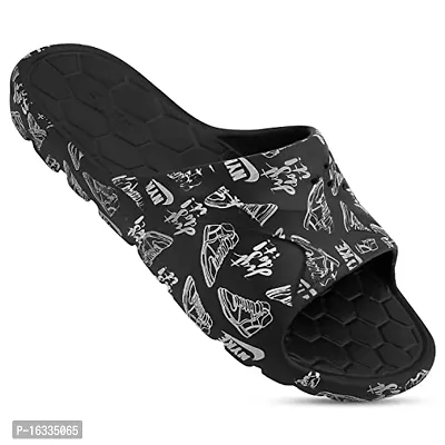 Stylish Black EVA Flip Flops For Men