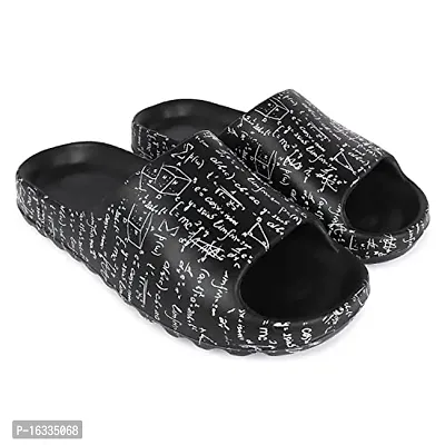 Stylish Black EVA Flip Flops For Men-thumb0