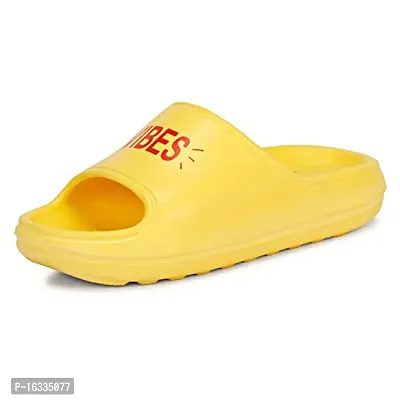Stylish Yellow EVA Flip Flops For Men