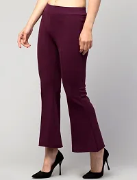 Stylish Cotton Blend Trouser for Women-thumb2