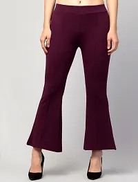 Stylish Cotton Blend Trouser for Women Pack of 2-thumb1