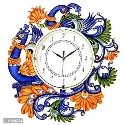 KWF International Designer Peacock Wall Clock