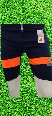 Men Lycra Sports 3/4th Shorts