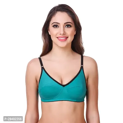 ALYANA Woman's Innerwear Cotton Bra Combo Set Non Wired | Non Padded Regular Bra Pack of 1