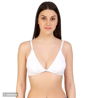 ALYANA Woman's Cotton T-Shirt Bra Non Wired | Non Padded | Front-Open Plunge Bra Pack of 1