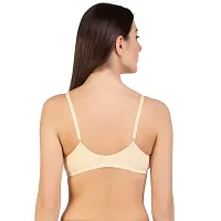 ALYANA Woman's Innerwear Cotton Bra for Woman | Non Wired | Non Padded | Front-Open Plunge Bra Combo Pack of 3 Pcs Set-thumb3