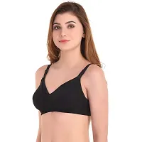 ALYANA Woman's Cotton Mother Feeding Bra for Woman | Non Wired | Non Padded | Maternity Nursing Bra Combo Pack of 3-thumb1
