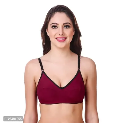 ALYANA Woman's Innerwear Cotton Bra Combo Set Non Wired | Non Padded Regular Bra Pack of 2-thumb5