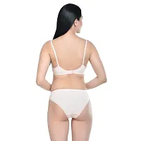 ALYANA Innerwear Cotton Hot  Sexy Bra Panty for Woman | Non Wired | Non Padded | Bridal Lingerie Set Combo Pack of 3 Pcs Set-thumb3