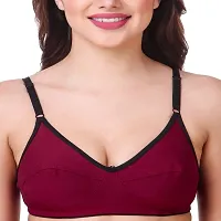 ALYANA Woman's Innerwear Cotton Bra Combo Set Non Wired | Non Padded Regular Bra Pack of 2-thumb3