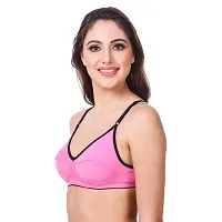 ALYANA Woman's Innerwear Cotton Bra Combo Set Non Wired | Non Padded Regular Bra Pack of 2-thumb1