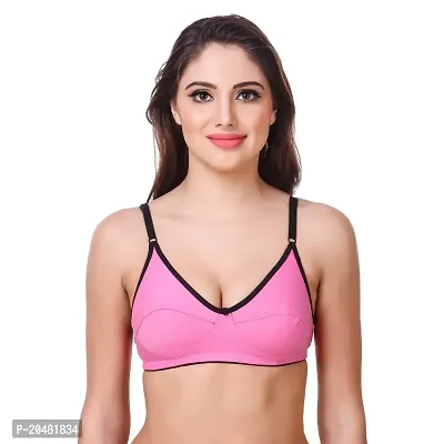 ALYANA Woman's Innerwear Cotton Bra Combo Set Non Wired | Non Padded Regular Bra Pack of 1