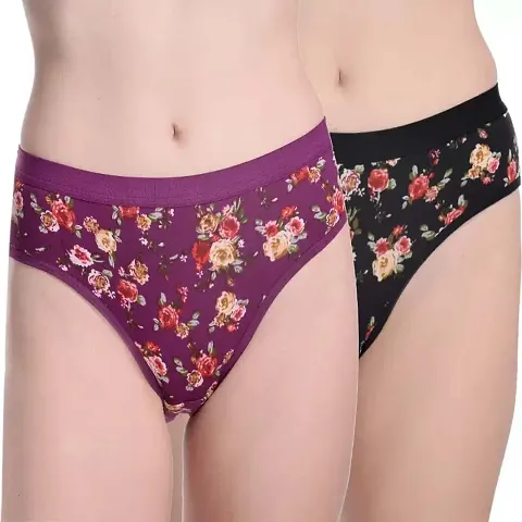 Alyana Woman's Innerwear Hipster Panties Pack of 2