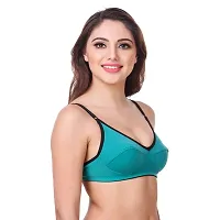 ALYANA Woman's Innerwear Cotton Bra Combo Set Non Wired | Non Padded Regular Bra Pack of 1-thumb1