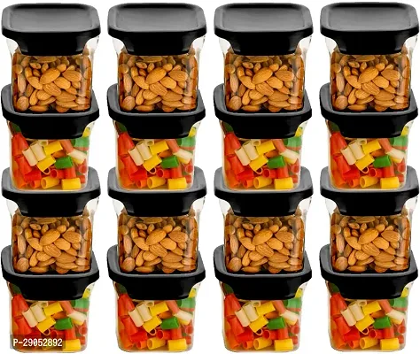 Durable Plastic Grocery Container Jar 700 ml Pack Of 16-thumb0