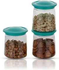 Durable Plastic Grocery Container Jar 710 ml Pack Of 6-thumb1