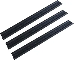 Classic Pack Of 3 Black Door Bottom Sealing Strip Guard For Home - 39 Inch-thumb1