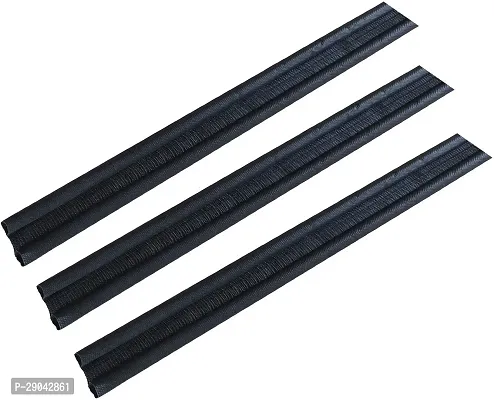 Classic Pack Of 3 Black Door Bottom Sealing Strip Guard For Home - 39 Inch-thumb2