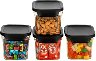 Durable Plastic Grocery Container Jar 700 ml Pack Of 8-thumb3