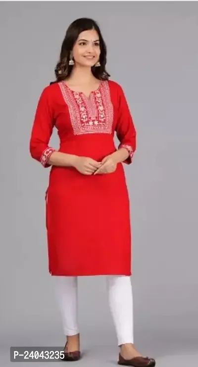 Stylish Fancy Designer Cotton Kurta For Women-thumb0