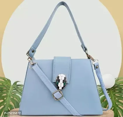 Stylish Blue PU  Handbags For Women