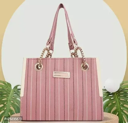 Stylish Pink PU  Handbags For Women
