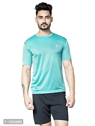 TEES SPORTS Men's Dont Net Polo T-Shirt Green-thumb0