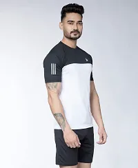 TEES SPORTS Men's Regular Polo T-Shirt  Symbol Men's Regular Fit T-Shirt (Large, White)-thumb2