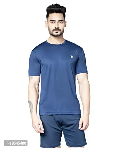 TEES SPORTS Men's Dont Net Polo T-Shirt Navy