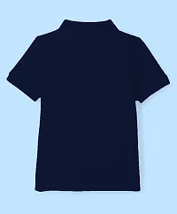 Classic Cotton Blend Solid Tshirt for Kids Boy-thumb1