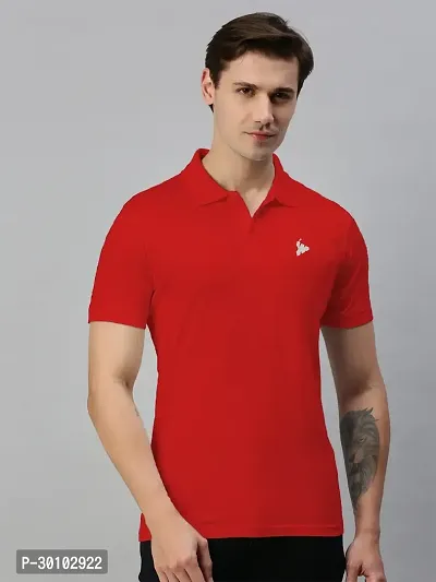 Stylish Cotton Blend Solid Tshirt for Men