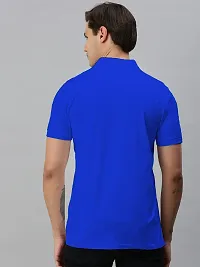 Stylish Cotton Blend Solid Tshirt for Men-thumb1