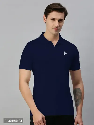 Stylish Cotton Blend Solid Tshirt for Men