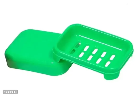 Plastic Green Soap Case For Bathroom Accessories-thumb0