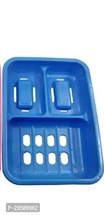 Plastic Blue Soap Case For Bathroom Accessories