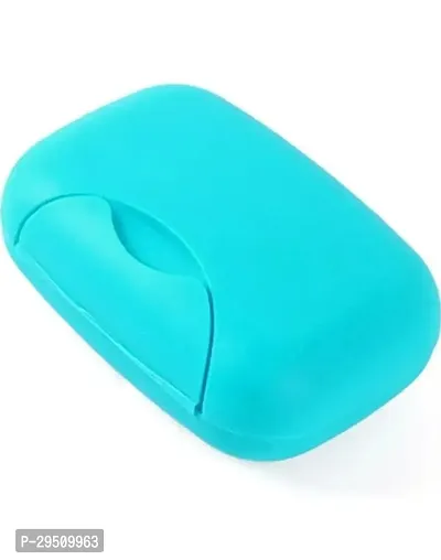 Plastic Blue Soap Case For Bathroom Accessories