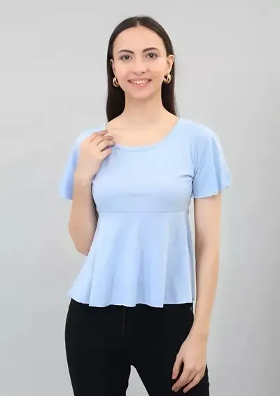 Elegant Solid Top For Women