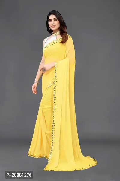 Beautiful Georgette Saree with Blouse piece-thumb4