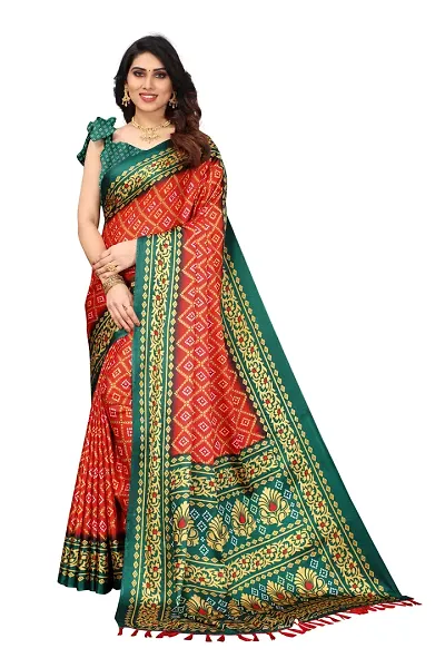 Designer Organza Silk saree With Unstitched Blouse Indian Ethnic Saree For Women