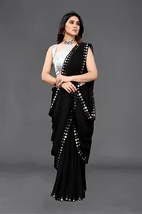 Beautiful Georgette Saree with Blouse piece-thumb1