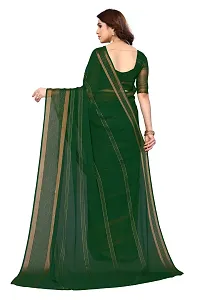 Women Chiffon Saree with  Unstitched Blouse Piece-thumb3