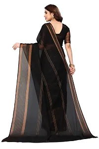 Women Chiffon Saree with  Unstitched Blouse Piece-thumb3