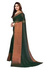 Women Chiffon Saree With Blouse Piece-thumb3