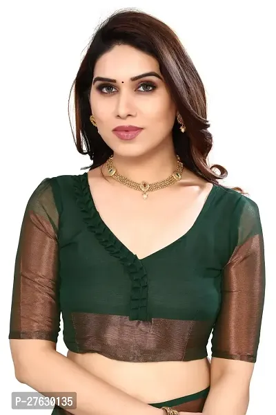 Women Chiffon Saree With Blouse Piece-thumb5