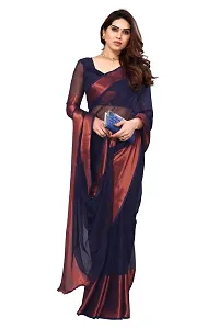 Women Chiffon Saree with  Unstitched Blouse Piece-thumb2