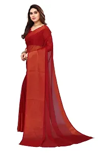 Women Chiffon Saree with  Unstitched Blouse Piece-thumb1