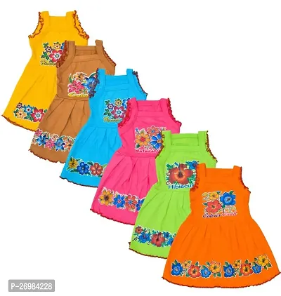 Kids Clothing Set Baby Girls Frock Combo Pack Of 6-thumb0